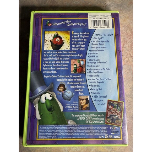 Lot of 4 DVDs- Veggie Tales Classics Musical Stories - Picture 3 of 9